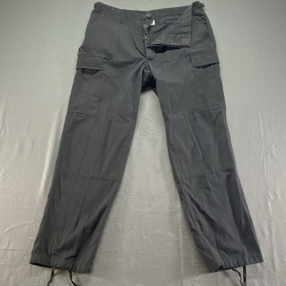 Propper‎ Pants Mens 38x31 Black Cargo Utility Workwear Button Fly Outdoor